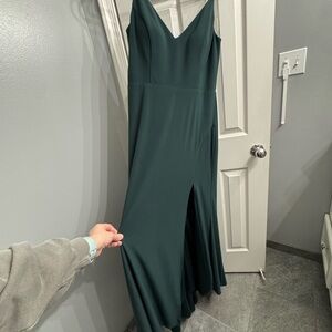 Jump Deep Teal Maxi Dress